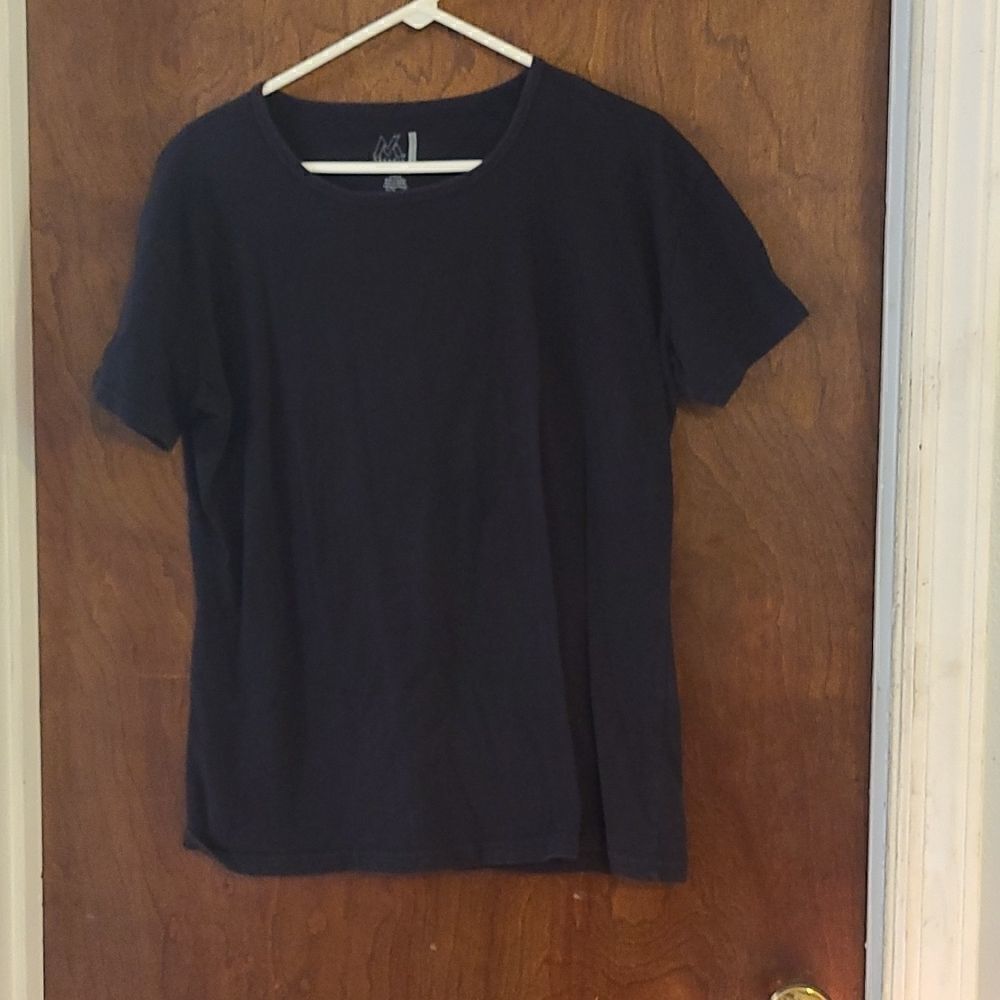 XL M Organic by Russell Argletics Black Short sleeve Top